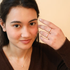 Trio Diamond Ring | 14K Goud