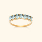 Selly Blue Topaz Ring | 9K