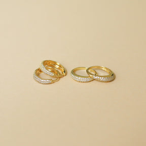Hailey Pavé Hoops